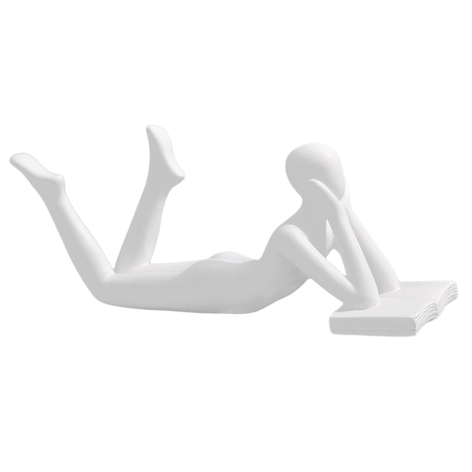 Alcxazs Contemporary Nordic Thinker Figurine Resin Sculpture Art For Office
