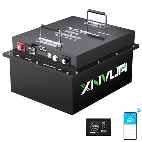 36V 100Ah Lithium Golf Cart Battery Built-in 200A BMS with Touch...