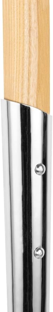Truper Polished Chrome Ceremonial Shovel, 27-Inch, D-Grip American Ash Handle, 14-Gauge High-Carbon Steel Blade, Extended Socket, Steel D-Handle (Model 33127)