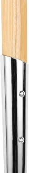 Truper Polished Chrome Ceremonial Shovel, 27-Inch, D-Grip American Ash Handle, 14-Gauge High-Carbon Steel Blade, Extended Socket, Steel D-Handle (Model 33127)