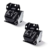 ENA Engine Motor Mount with Heat Shield Pack 2 Compatible with Cadillac Chevrolet GMC Escalade Silverado Suburban Tahoe Sierra Yukon 2008 2009 2010 2011 2012 2013 2014 for A5365HY 15854941