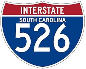 Amazon.com: MR3Graphics Interstate 526 Sticker R2003 South Carolina ...