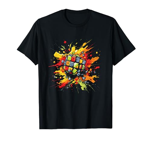 Cube Explosion Puzzle Mathématiques Cadeau T-Shirt