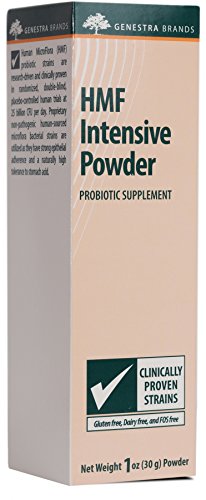 Genestra Brands - HMF Intensive Powder - Probiotic Formula to Support Healthy Gut Flora - 1 Ounces Powder