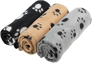 Yiqi A Haustierdecke 3er Set Fleece