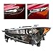 Front Halogen Headlight Left Side for 2017-2021 Mazda CX-5 Projector Driver & Passenger Head Lights Direct Replacement Headlamps Assy Set Assembly