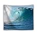 NOADREAM Onda dell'Oceano Arazzo da Parete Tropicale,Arazzo E Arte Naturale Decorazioni per La Casa Soggiorno Camera da Letto Dormitorio Decorazione Psichedelico Sfondo Muro (B,51x60in-130x150cm)