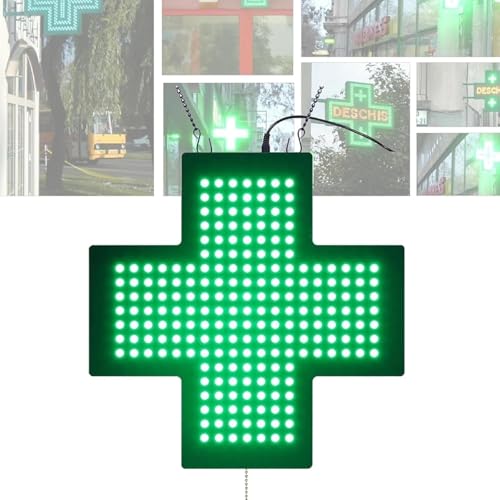 Croix de pharmacie intérieure haut de gamme à 3 modes d'éclairage réglables