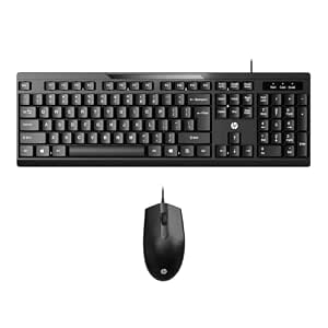 HP KM120 Wired Mouse and Keyboard Combo (AB3D0AA)
