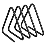 Levemolo Triangle Cutting Board Holder: Space Saving Kitchen Countertop Organizer - Vertical Storage Rack for Chopping Boards Baking Sheets & Cooking Pot Lids