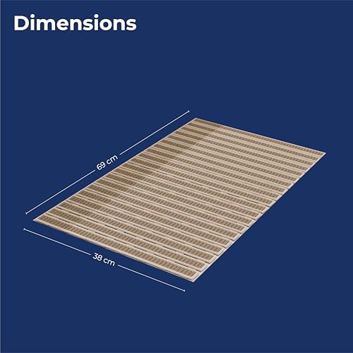Image of Lifelong Bathmat for Home | Anti-Skid Bathroom Mat, Water Resistant Non-Slip Floor Mat for Bathroom, DIY Customisable Size Mat for Kitchen, Quick Drying Foot Mat, Silicone Suction Cup for Strong Grip