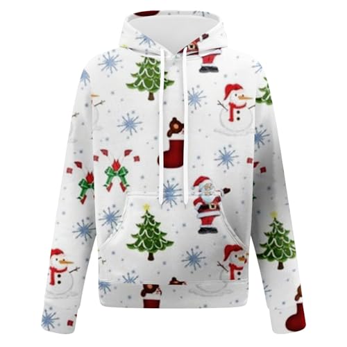 Christmas Suit for Men 2 Piece Tracksuits Hoodies Sweatpants Set Santa Graphic Track Suits Xmas Ugly Light Outfits3