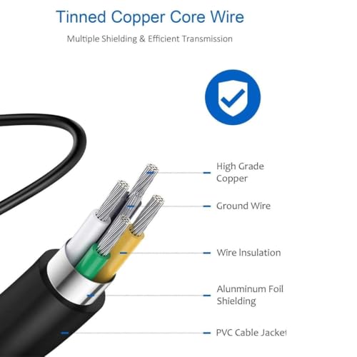 Image of KUZOOM Multi Charging Cable, 3 in 1 Charger Cord, 120W USB-C Fast Charge, 3.3ft Universal Charging Cable with iOS /Type-C /Micro USB for Phones, iPad, MacBook - Black
