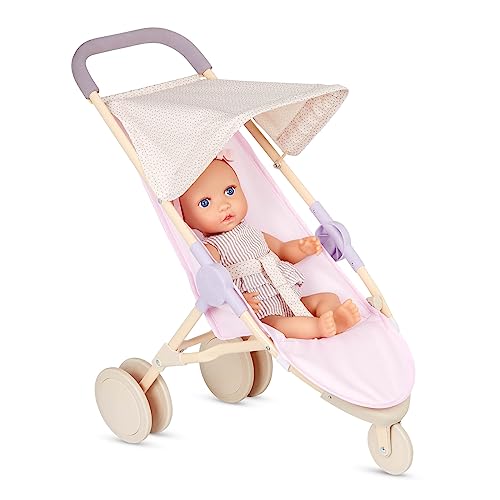 LullaBaby – 14-Inch Realistic Baby Doll & Accessory Bundle – Fair Skin Tone & Blue Eyes – Nursery Care Set – High Chair, Playpen & Jogger Stroller – Pretend Play Toys – Kids 2+ Years by LullaBaby - Image 4