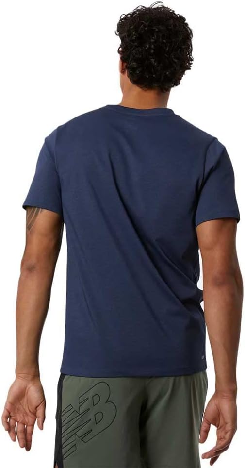 New Balance Mens Heather Tech Short Sleeve 21