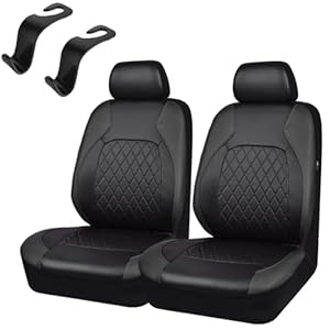 Azullanse 2 Stück Universal Autositzbezüge Lederoptik