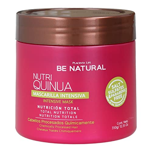 Placenta Life Nutri Quinua Mask - Total Nutrition Mask for Chemically Processed Hair - 12.35 oz