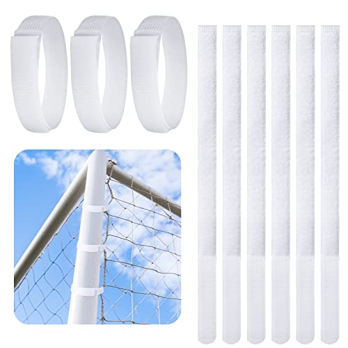30 Pcs Goal Net Straps Soccer Attachment Straps Soccer Goal Trap White For Holding Soccer Nets To The Goal Posts For Boys Kids Soccer Training 14 X 0.8 Inch… #TOP9