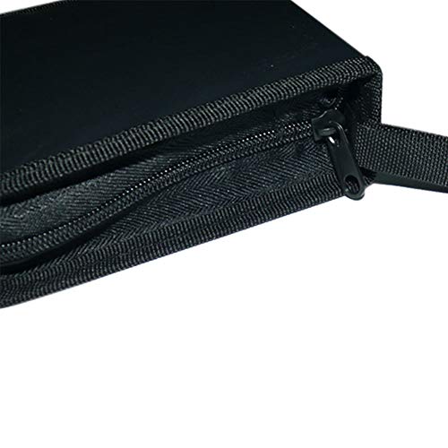 Yamalans Portable CD DVD Discs Storage Holder Carry Case Organizer Protect Bag Album Box Organizer Pouch Black - Thumbnail 5