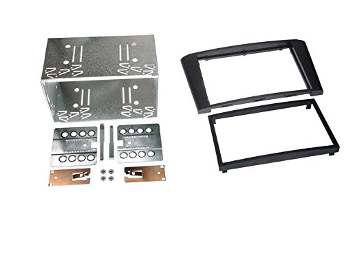 Façade d'autoradio double DIN ACV kit de fixation noir Avensis T25