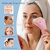 BAIMEI IcyMe Ice Roller for Face and Gua Sha Facial Tool Set, Ice Face Roller Reduces Puffiness Relieves Migraines Skin Care Tools, Self Care for Women - Pink #1