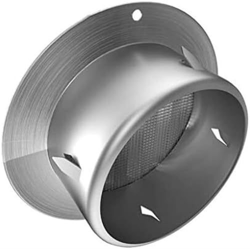 Capot de cheminée étanche résistant au vent pour ventilation ronde