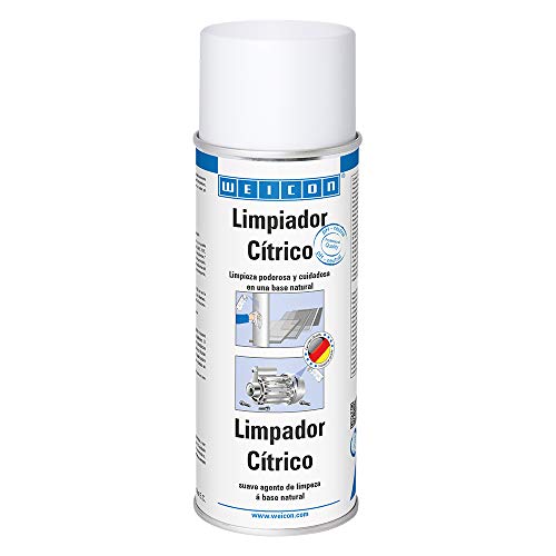 WEICON Limpiador Cítrico | 400 ml | Quita suciedad causadas por aceites, grasas y resinas | Transparente