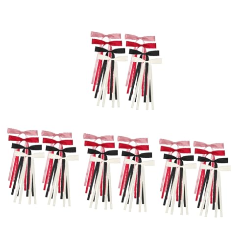 Épingle à cheveux nœuds Beavorty : lot de 32 petits rubans fins pour filles