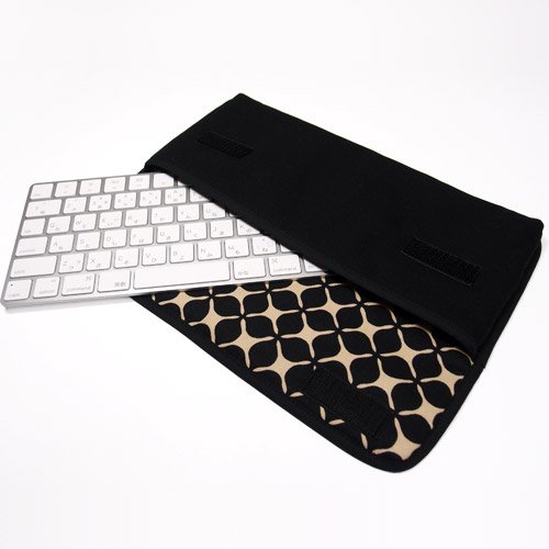 suono(スオーノ) Apple Magicキーボードケース(ブラック・キャロル)-ハンドメイド