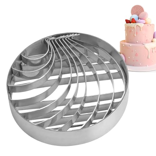 Generisch Simpatico Concha – Stampino per biscotti, 2 lati, in acciaio | 10,4 cm grande strumento per panino, timbri per concha in metallo, formine per biscotti per dolci e dolci