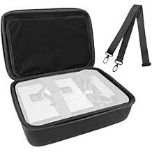 Musiin Audio Interface Carrying Case Compatible with Apollo Twin X DUO Gen 2/QUAD Gen 2, Equipped with Comfort Handle and Adjustable Shoulder Strap, Suitable for TravelingBlack