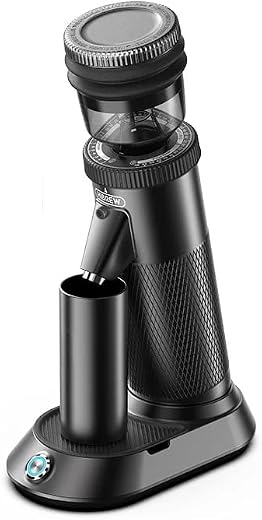 HIBREW Stainless Steel G5 Coffee Grinder, 48Mm Conical Burr Electric Espresso Grinder, Single Container, 36 Adjustable Set...