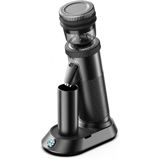 HIBREW Stainless Steel G5 Coffee Grinder, 48Mm Conical Burr Electric Espresso Grinder, Single Container, 36 Adjustable Settings, 50 G Bean Capacity, Suitable For Espresso Pour Over Mocha Turkish Drip
