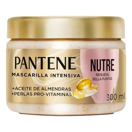 Pantene Mascarilla Para Cabello Nutre, Renueva Y Sella Puntas Con Aceite De...