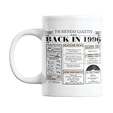 Gift Island Tazza regalo per il 30° compleanno per donne e uomini, regalo per compleanno e 30° compleanno, regalo per figlio e figlia, cugino, amici e vicini, regalo per trent'anni, caffè (1996)