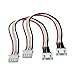 Produktbild VUNIVERSUM 2X Stück JST-XH Premium 3S 4Pin 30cm Balancerkabel Balancer Kabel Verlängerung Ladekabel XH Stecker auf Buchse 24AWG Adapterkabel für Lipo Akku von Mr.Stecker Modellbau®