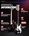 Donner Electric Bass Guitar 4 Strings Full-Size Standard Bass PB-Style Beginner Kit Black for Starter with Free Online Lesson Gig Bag Guitar Strap and Guitar Cable, DPB-510D