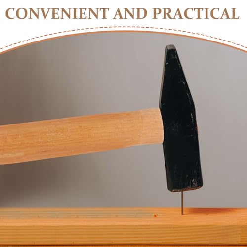 JECOMPRIS Wood Hammer Handle, Replacement Hammer Handles Mallets Hand Tool Sledge Hammer Handle Grip Accessory 1500g - Thumbnail 3