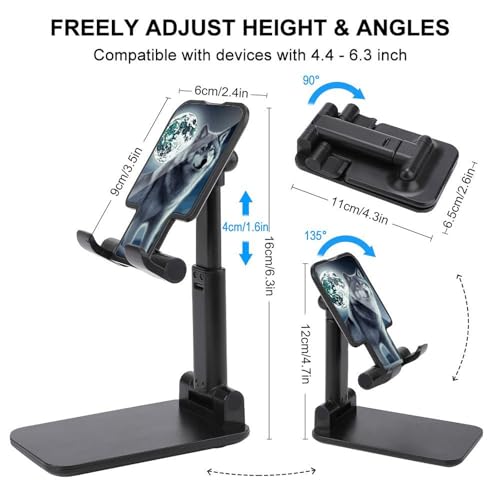 Support de téléphone portable pliable de bureau pour smartphone Android et iPhone