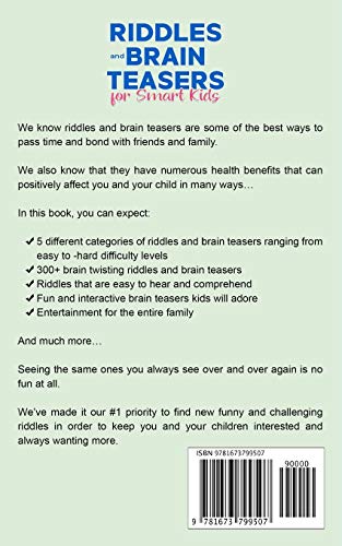 Riddles and Brain Teasers for Smart Kids: Over 300 Funny, Difficult and Challenging Riddles, Brain Teasers and Trick Questions Fun for Family and Children image 4