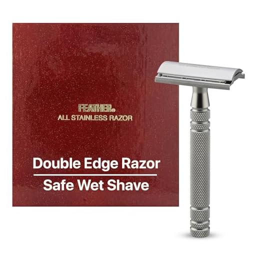 Feather Stainless Steel Double Edge Razor AS D2