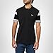 BOSS, Stripe Sleeve Interlock Cotton Polo Shirt, Black Gloss, XL