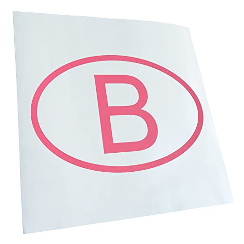 Sticker voiture Belgique B multicolore pour vélo et ordinateur