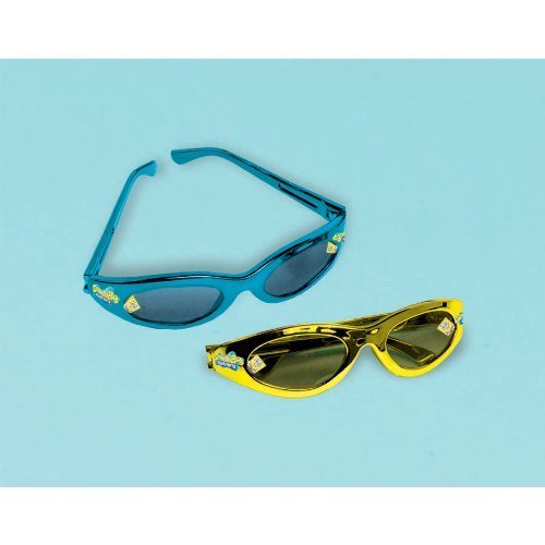 Amscan SpongeBob SquarePants Square Sunglasses 6 Pack Blue Novelty
