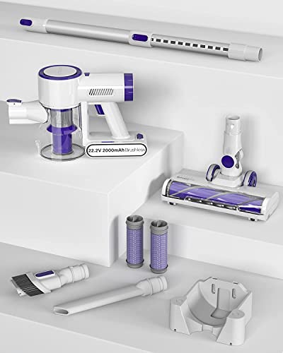 ORFELD H01-P, Aspirateur sans Fil, Blanc - Image 8