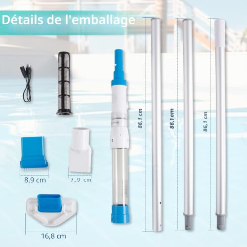 PoolCent Aspirateur de piscine à main PC1128, vue 7 sur 7