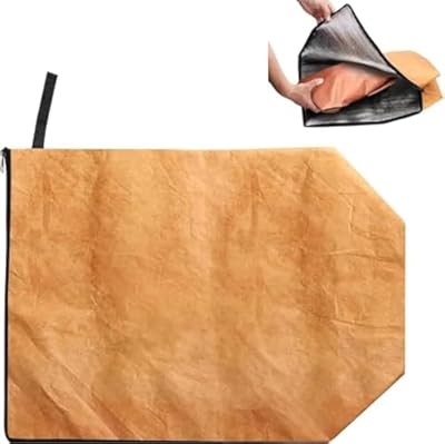 BBQ Blanket, Reusable Meat Insulated Resting Bag with Zipper, BBQ Blanket for Resting Meat for Outdoor BBQ, Smokers and Grilling Ensures The Meat is Tender and Juicy, Waterproof Washable (1 PC)