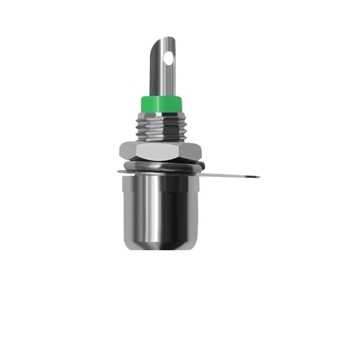 fengpeng 20/100/500PCS Panel Mount Connector Female Socket Adapter Audio Plug Bulkhead Nickel Plated(Green,500PCS)