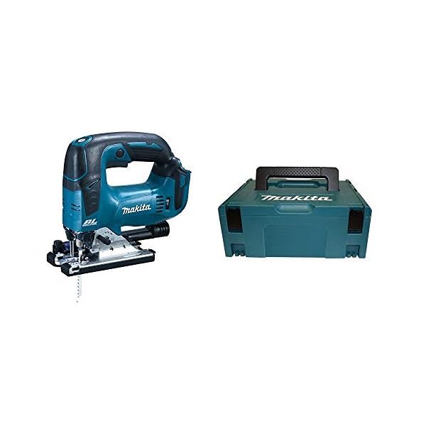 Makita Akku-Pendelhubstichsäge (ohne Akku/Ladegerät, 390 W, 18 V) DJV182Z + Makita Makpac Größe 2, 821550-0