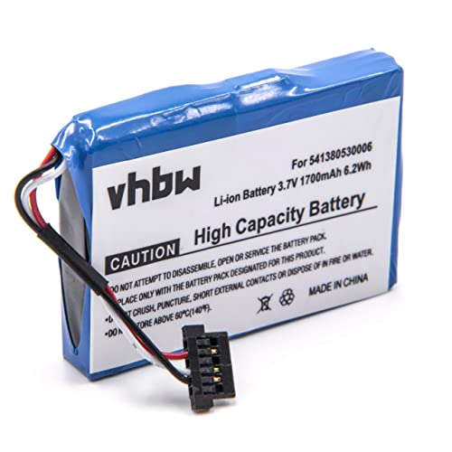 Batteria ad alta potenza | Capacità: 1700 mAh | Tensione: 3,7 V | Energia: 6,29 Wh | Tipo di cella: ioni di litio